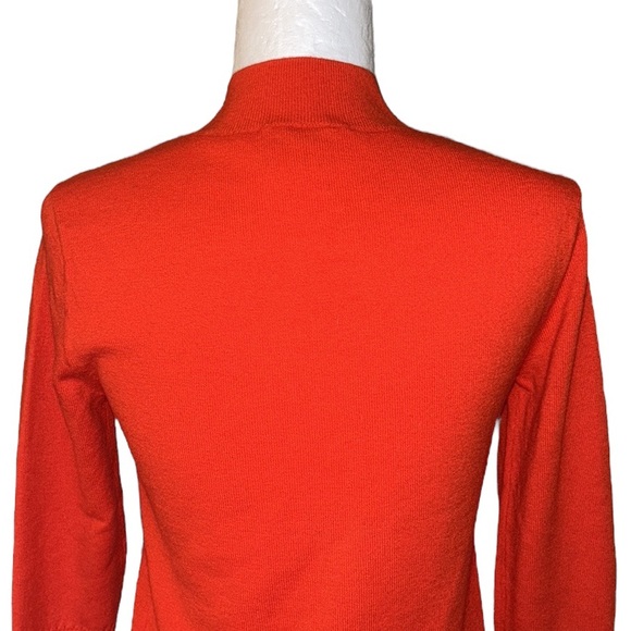 Kate Spade Red Orange Bow Detail Cashmere Blend Sweater - S - Picture 4 of 13